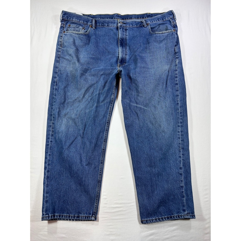 Levis 550 Relaxed Fit Jeans Mens 50x29 Medium Wash Denim Blue 01550-4886